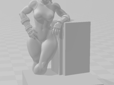 Bonecos 3d style manga anime women cammi loli caricato 3D Print Model