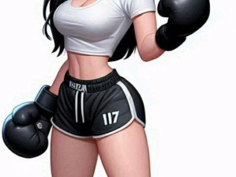 Bonecos 3d 스타일 만화 애니메이션 여자들 복서 loli caricato 3D 프린트 모델