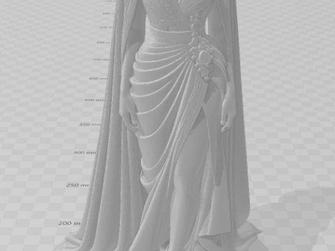 Bonecos 3d style manga anime women loli caricato 3D Print Model