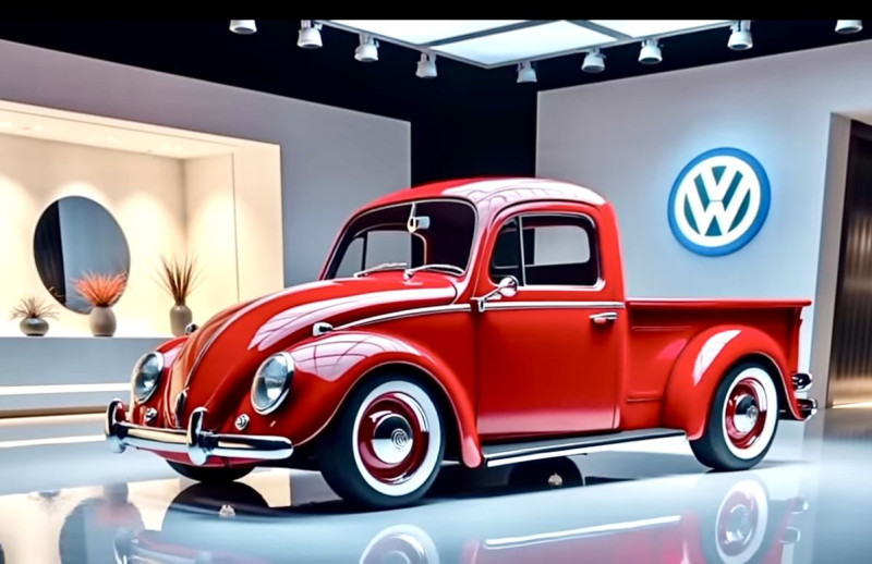 Bonecos 3d style manga anime fusca pickup caricato 3D Print Model .c4d .max .obj .3ds .fbx .stl .blend 