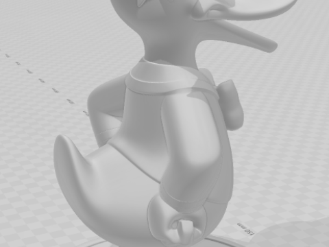 Bonecos 3d style manga anime pato donald duck caricato 3D Print Model