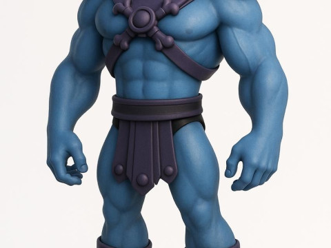 Bonecos 3d stil manga anime esqueleto evrenin ustası karikatür 3D Baskı Modeli