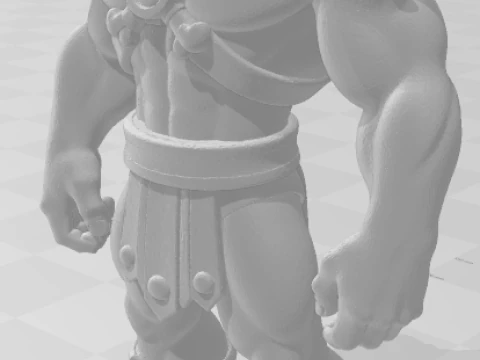 Bonecos 3d style manga anime esqueleto master of universe caricato 3D Print Model