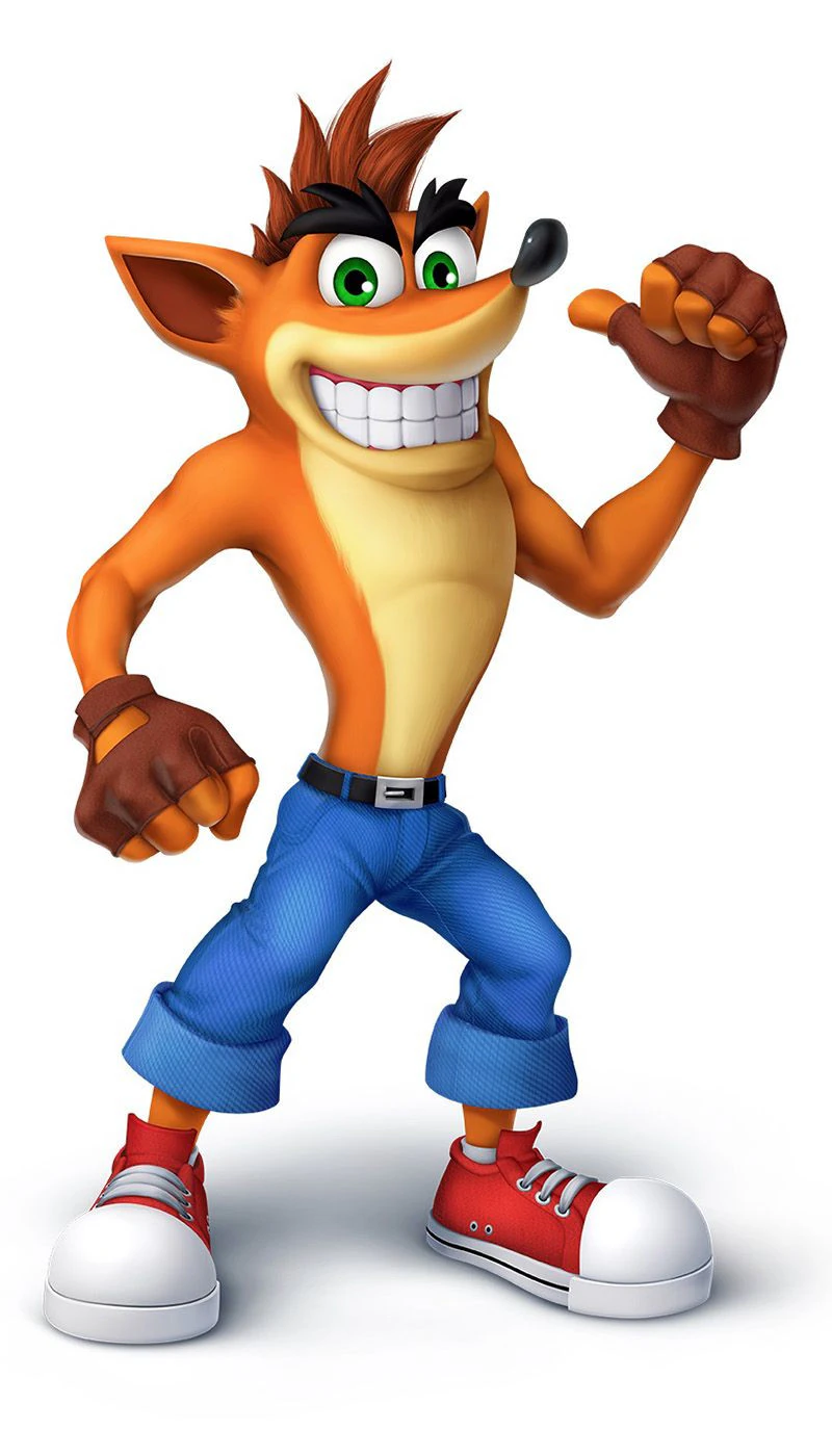 Bonecos 3d style manga anime crash bandicoot ps1 caricato 3D Print Model .c4d .max .obj .3ds .fbx .stl .blend