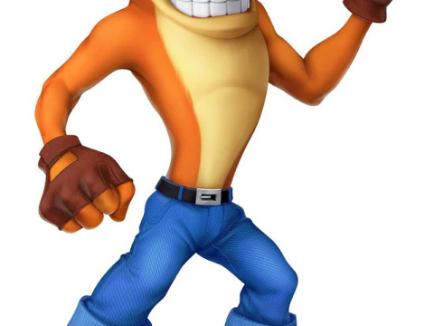 Bonecos 3d style manga anime crash bandicoot ps1 caricato Modello di stampa 3D