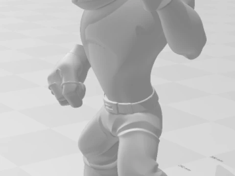 Bonecos 3d style manga anime crash bandicoot ps1 caricato 3D Print Model