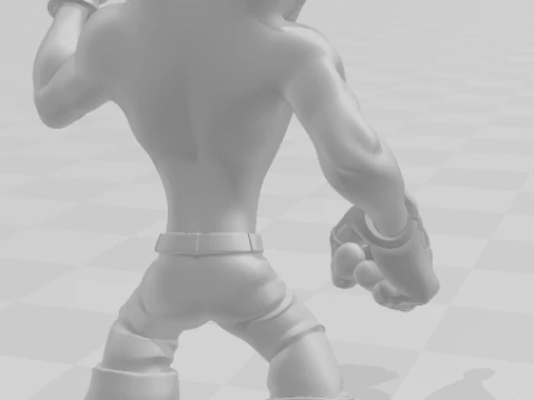 Bonecos 3d style manga anime crash bandicoot ps1 caricato 3D Print Model