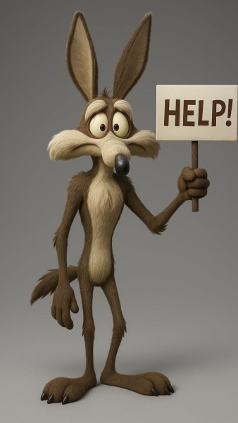 Bonecos 3D 风格漫画动漫狼华纳 caricato 3D 打印模型 .c4d .max .obj .3ds .fbx .stl .blend 