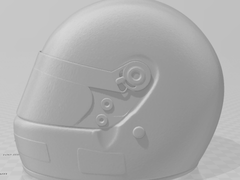 Bonecos 3D 风格漫画动漫 capacete senna caricato 3D 打印模型