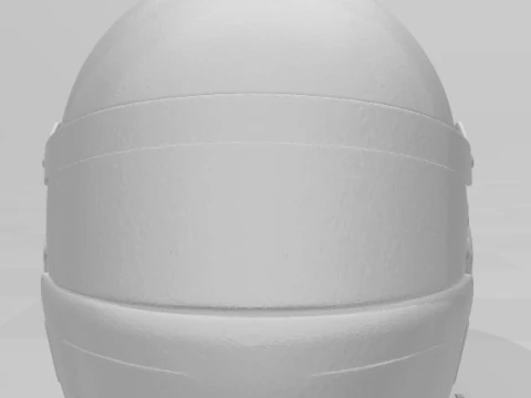 Bonecos 3d style manga anime capacete senna caricato 3D Print Model