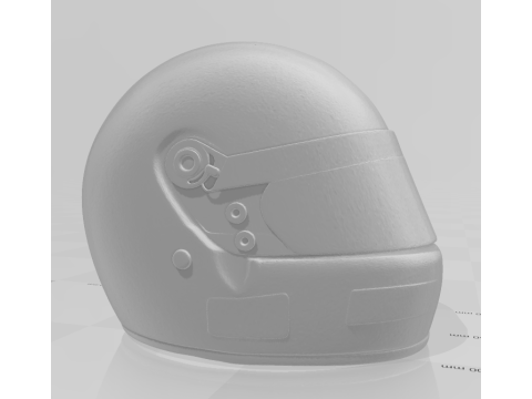 Bonecos 3D 风格漫画动漫 capacete senna caricato 3D 打印模型