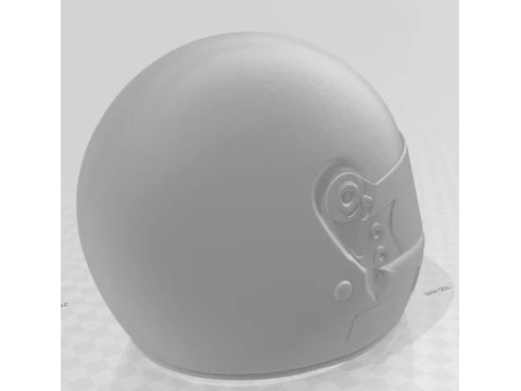 Bonecos 3d style manga anime capacete senna caricato 3D Print Model