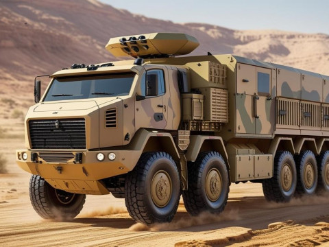 बोनकोस 3डी स्टाइल मंगा एनीमे ट्रक वॉर कैरिकैटो 3D प्रिंट मॉडल