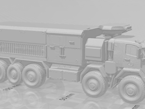 Bonecos 3D-stijl manga anime vrachtwagenoorlog caricato 3D printmodel