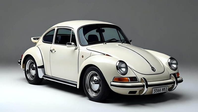 Bonecos 3D-Stil Manga Anime Auto Porsche Caricato 3D Druckmodell .c4d .max .obj .3ds .fbx .stl .blend 