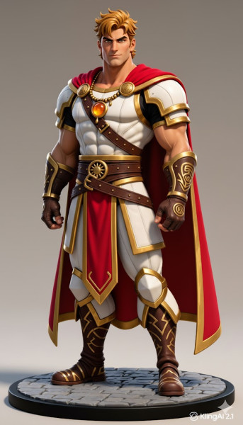 Bonecos 3d style manga anime man style warrior guerreiro caricato 3D Print Model .c4d .max .obj .3ds .fbx .stl .blend