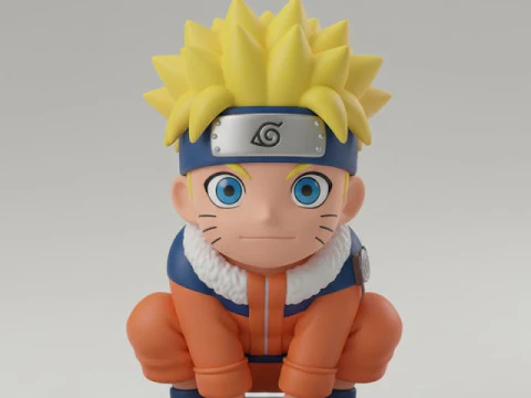 Bonecos manga anime naruto caricato w stylu 3D Model do druku 3D