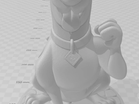 Bonecos 3d style manga anime scooby doll caricato 3D Print Model