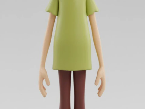 Bonecos 3d style manga anime salsicha rogers scooby doll caricato 3D Print Model