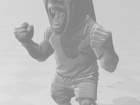Bonecos 3d style manga anime man ronaldinho gaucho r10 caricato 3D Print Model
