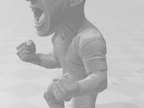 Bonecos 3d style manga anime man cr7 caricato 3D Print Model