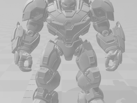 Bonecos 3d стиль манга аниме человек воин андроид робот карикато 3D Принт Модель