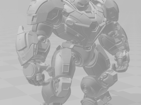 Bonecos 3d стиль манга аниме человек воин андроид робот карикато 3D Принт Модель