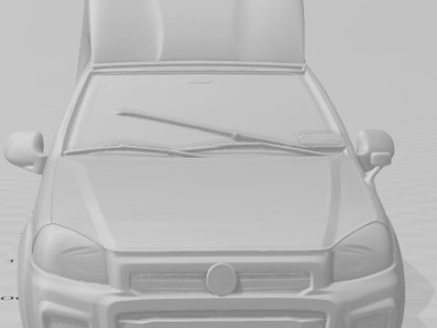 Bonecos 3d style manga anime car style furgo caricato Modello di stampa 3D