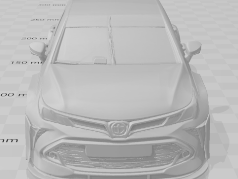 Bonecos 3d stil manga anime araba tarzı corolla stok araba karikatür 3D Baskı Modeli