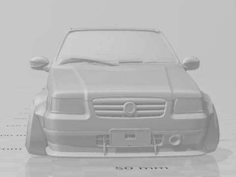 Bonecos 3d style manga anime car style uno tuning caricato 3D Print Model