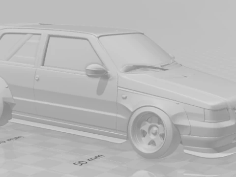 Bonecos 3d style manga anime car style uno tuning caricato 3D Print Model