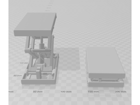 Bonecos 3D 风格漫画动漫电梯汽车 elevacar caricato 3D 打印模型