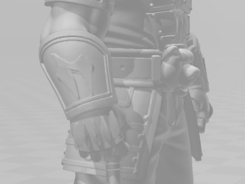 Bonecos 3D 스타일 만화 애니메이션 전사 곰 게레이로 우르소 카리카토 3D 프린트 모델