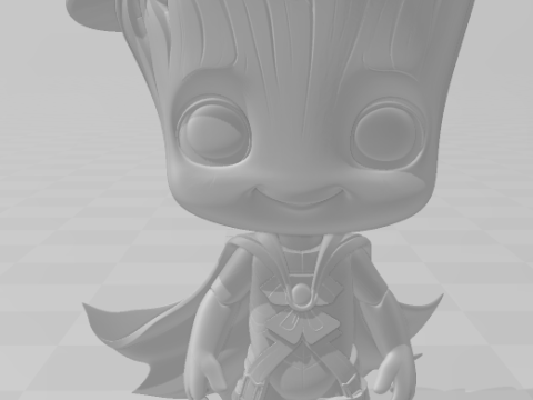 Bonecos 3d 스타일 만화 애니메이션 그루트 마블 영웅 카리카토 3D 프린트 모델