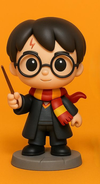 Bonecos 3D styl manga anime harry potter caricato Model do druku 3D .c4d .max .obj .3ds .fbx .stl .blend 