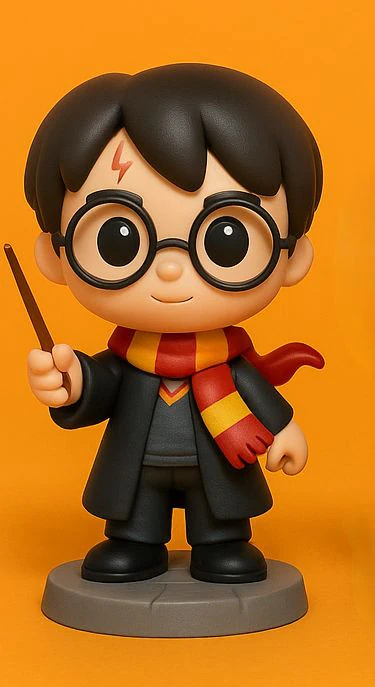 Bonecos 3d style manga anime harry potter caricato 3D Print Model .c4d .max .obj .3ds .fbx .stl .blend 