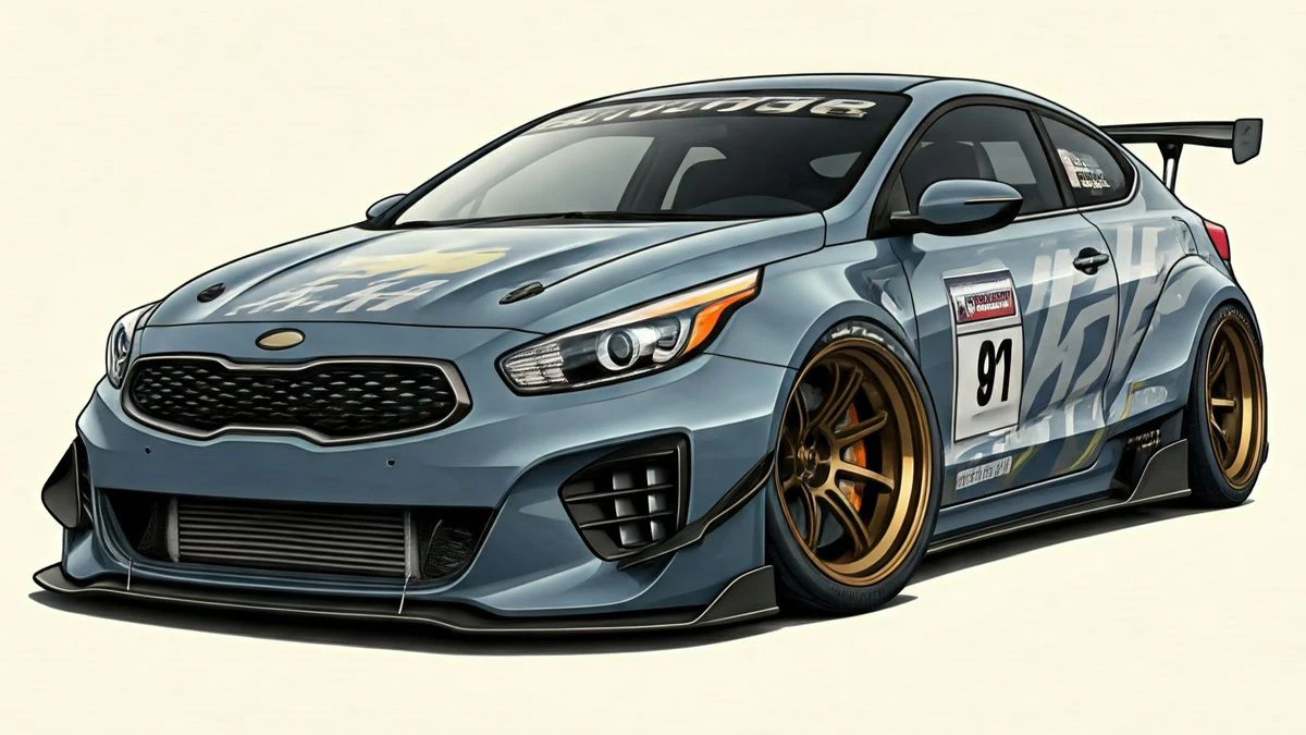 Bonecos 3d style manga anime car racing tuning caricato 3D Print Model .c4d .max .obj .3ds .fbx .stl .blend 
