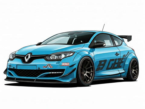 Bonecos estilo 3d mangá anime corrida de carros tuning caricato Modelo de Impressão 3D