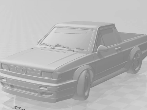Bonecos 3d style manga anime car racing tuning fueltech saveiro caricato 3D Print Model