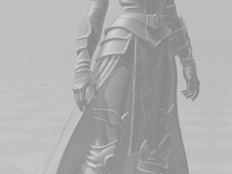 Bonecos estilo 3d manga anime mujeres escorpión guerrero caricato Modelo de impresión 3D