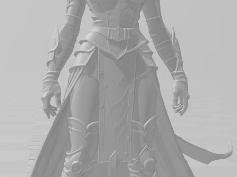 Bonecos estilo 3d manga anime mujeres escorpión guerrero caricato Modelo de impresión 3D