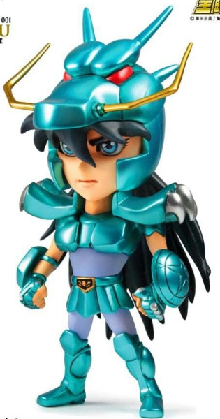 Bonecos style 3d manga anime saint seiya dragon shiryu guerrier caricato Modèles 3D en vedette .c4d .max .obj .3ds .fbx .stl .blend 