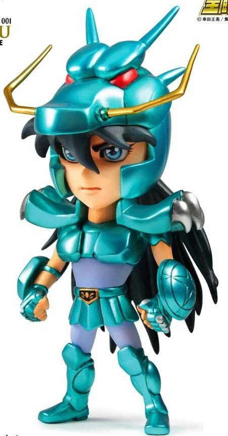 Bonecos 3d style manga anime saint seiya drago shiryu warrior caricato 3D Print Model .c4d .max .obj .3ds .fbx .stl .blend 