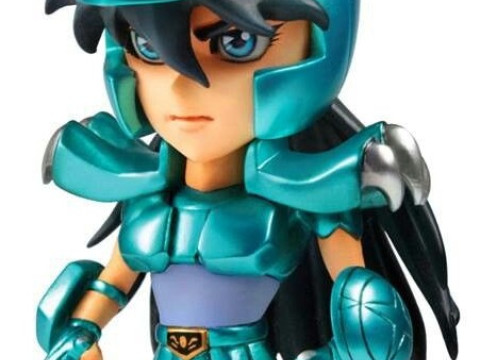 Bonecos estilo 3d mangá anime saint seiya dragão shiryu guerreiro caricato Modelo de Impressão 3D