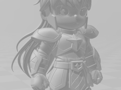 Bonecos estilo 3d manga anime saint seiya dragón shiryu guerrero caricato Modelo de impresión 3D