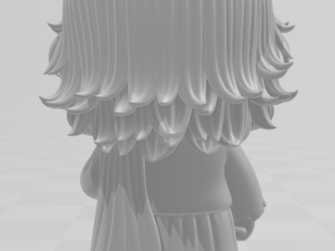 Bonecos 3D стиль манга аниме Иисус Христос карикато 3D Принт Модель