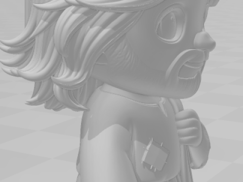 Bonecos 3D стиль манга аниме Иисус Христос карикато 3D Принт Модель