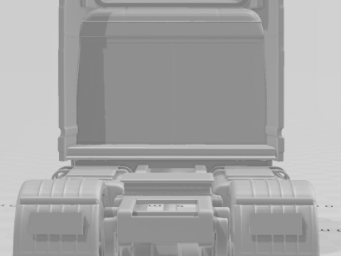 Bonecos style 3d manga anime voiture camion scania 113 caricato Modèles 3D en vedette