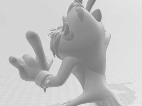 Bonecos 3d стиль манга аниме taz caricato 3D Принт Модель