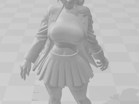 Bonecos 3d style manga anime women lolli malvado favorito caricato 3D Print Model